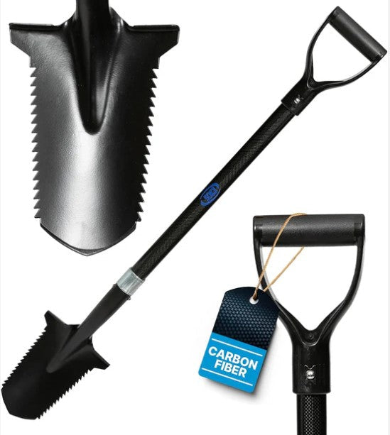 Metal Detecting CKG Shovel W/Carbon Fiber Handle