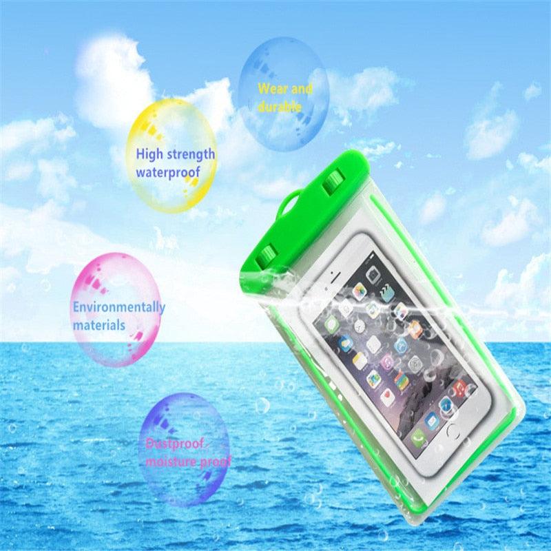 Universal Waterproof Cell Portable Bags Plastic Waterproof Underwater Pouch for Mobile