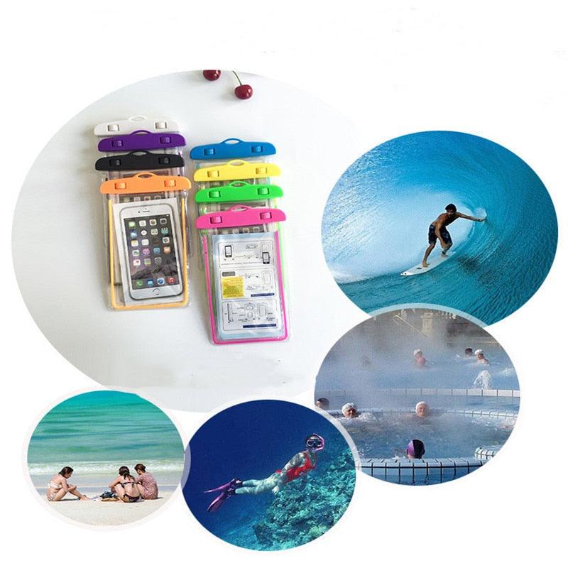 Universal Waterproof Cell Portable Bags Plastic Waterproof Underwater Pouch for Mobile