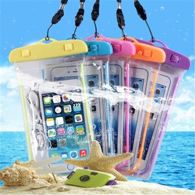 Universal Waterproof Cell Portable Bags Plastic Waterproof Underwater Pouch for Mobile