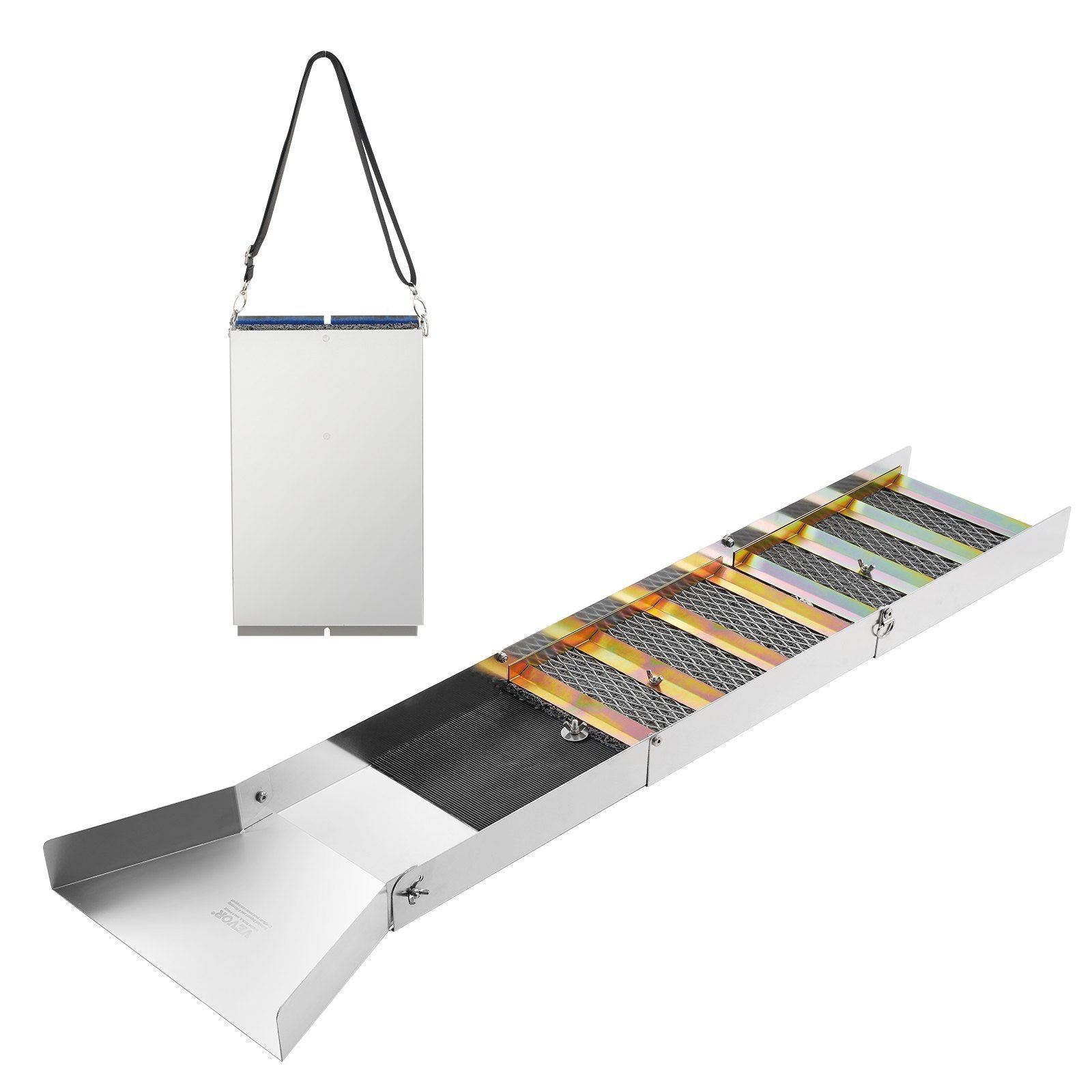 50 Inch Folding Sluice Box Gold Panning Kit