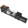 Mini Lathe Machine, 2.76 in x 6.3 in, 24VDC 96W Mini Wood Lathe Tools Milling Machine Accessories, 7 Speeds 4220/5300/5650/6350/6660/7050/8450 RPM, for DIY Woodworking Wood Drill Rotary Tool
