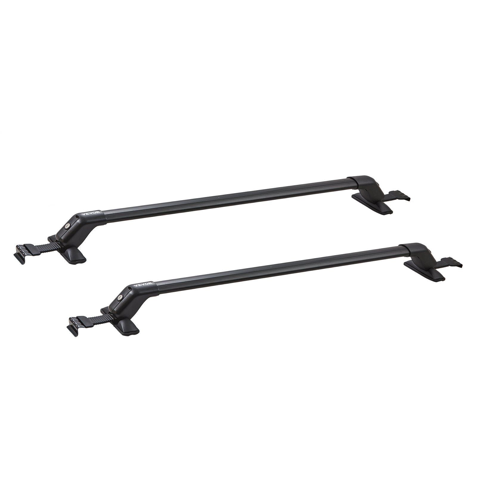 Black Aluminium Roof Rack Basket Tray Luggage Cargo Carrier with Bars XL-B