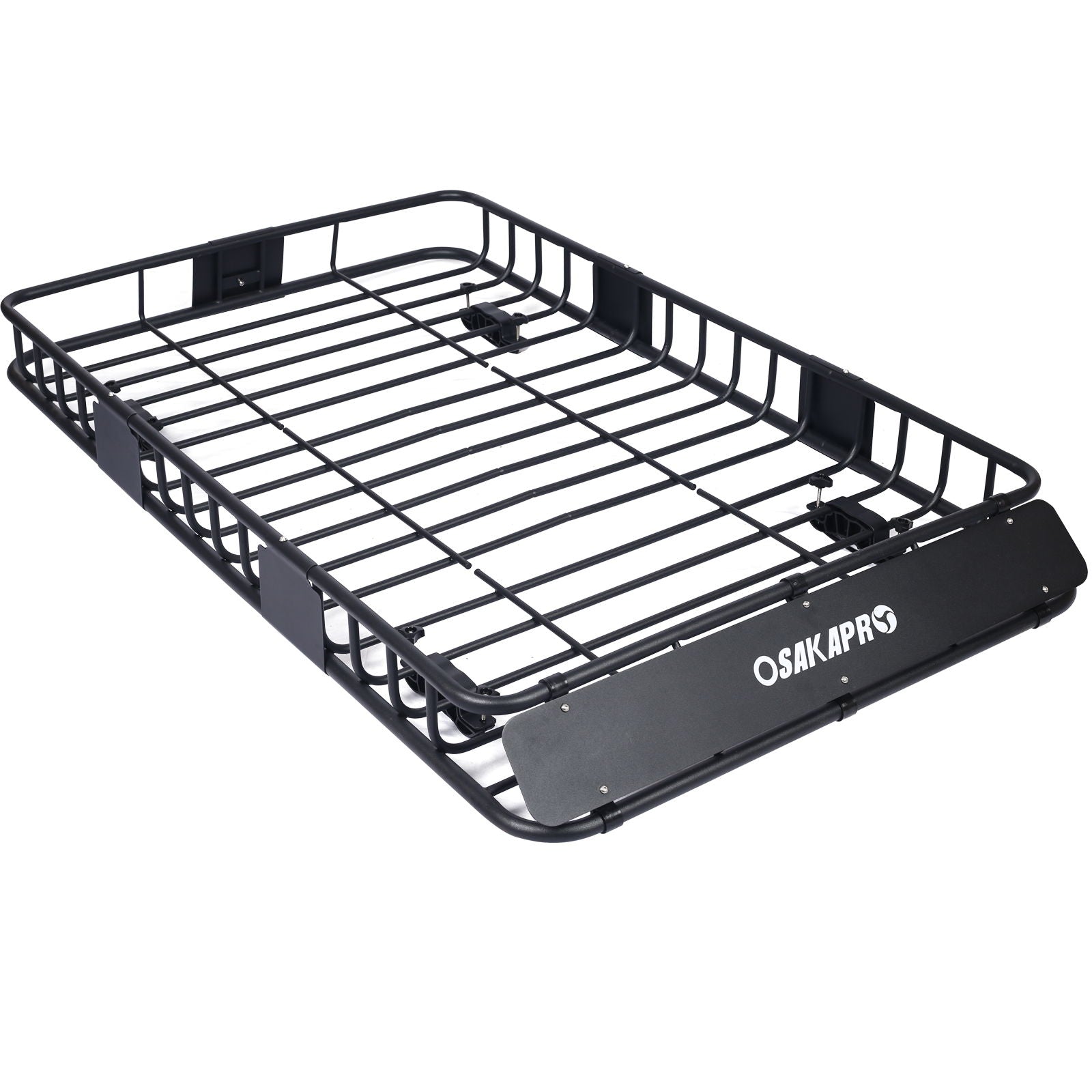 Motoring Rooftop Cargo Carrier Basket Steel Universal Fit Roof Rack