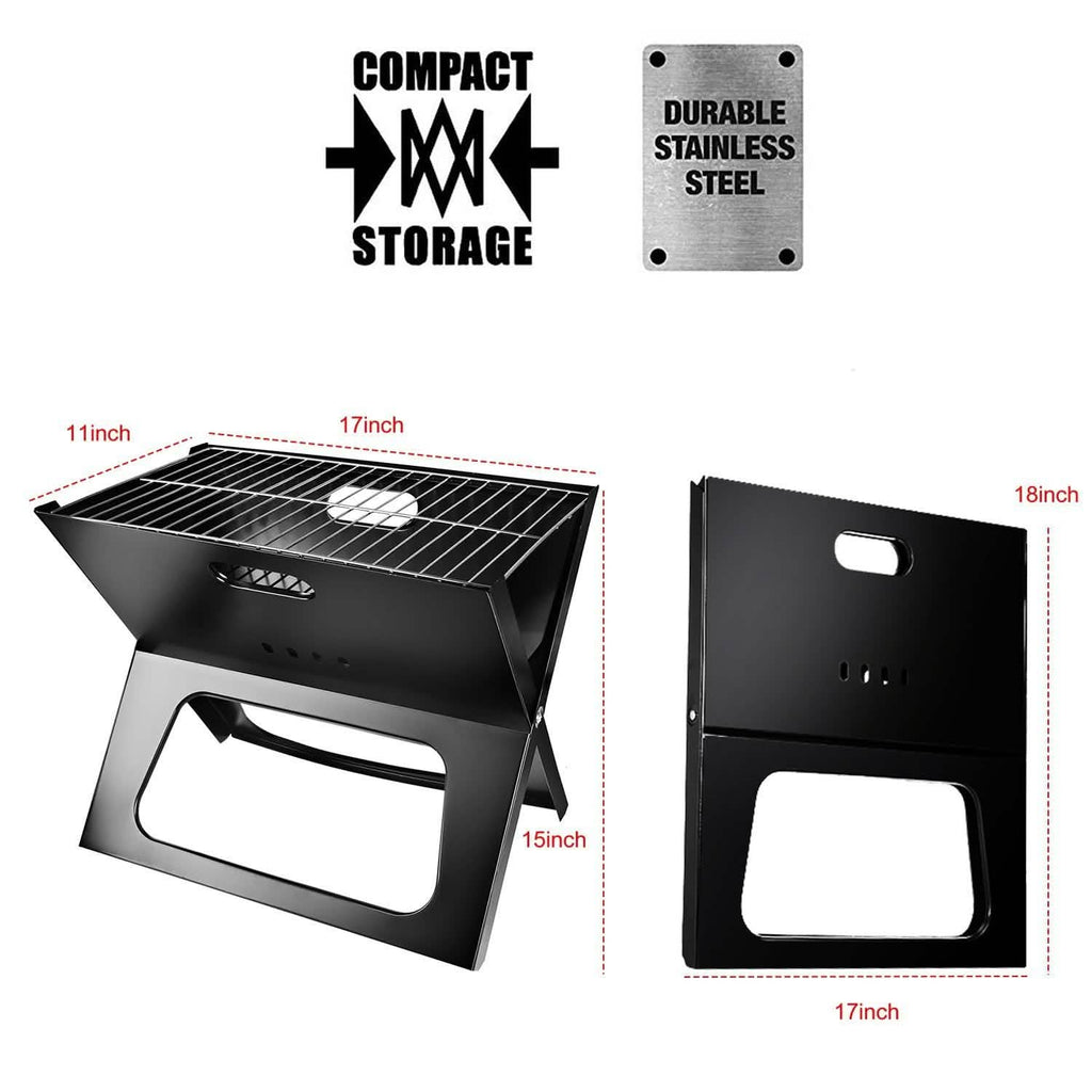 Foldable Portable BBQ Barbecue Grill