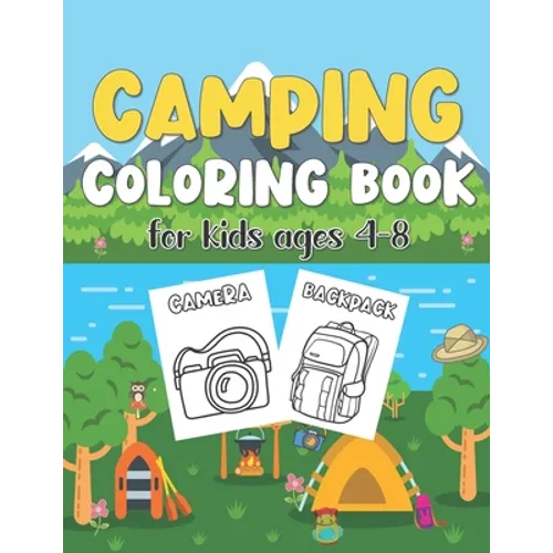 Camping Coloring Book For Kids