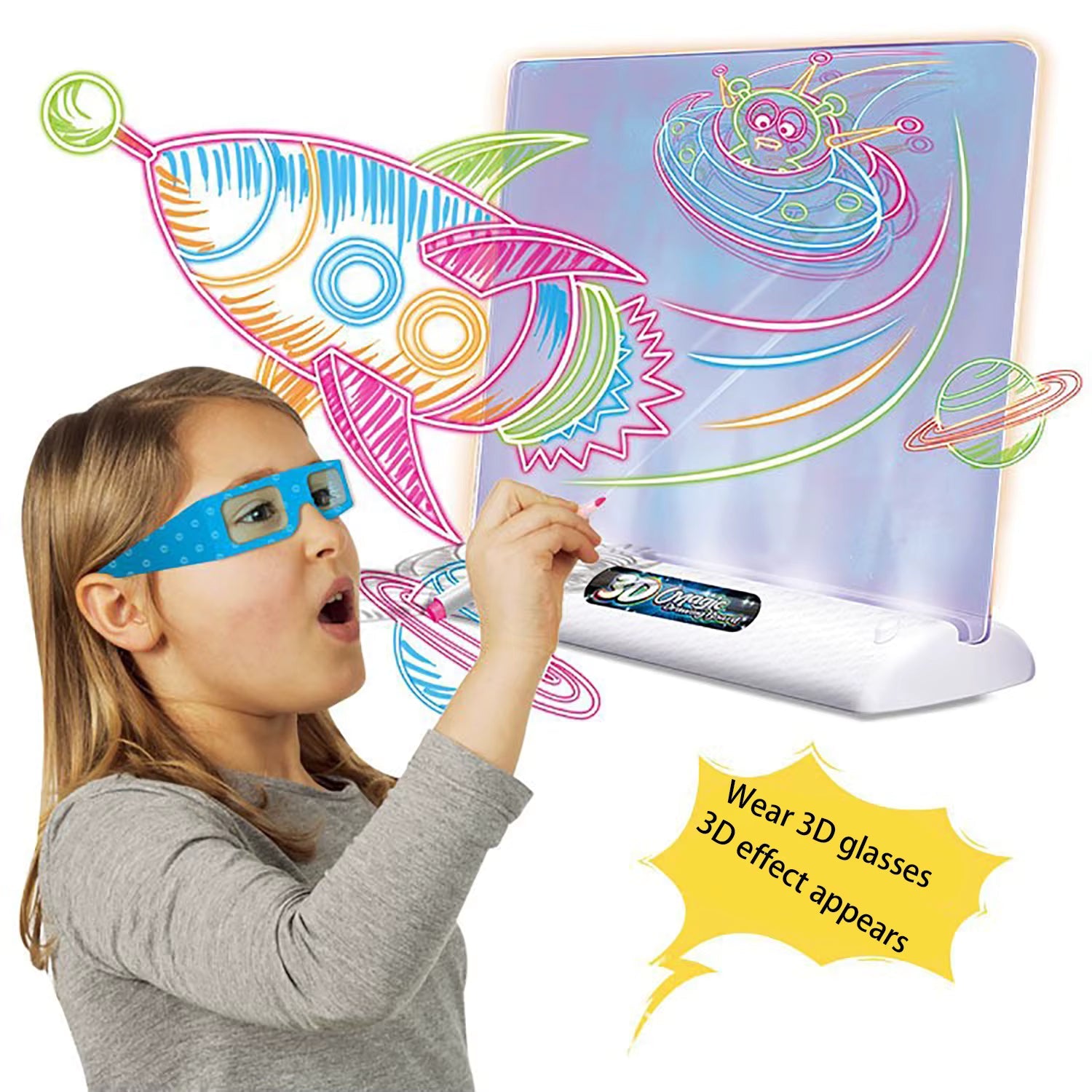 Magic 3D Flash Drawing Board