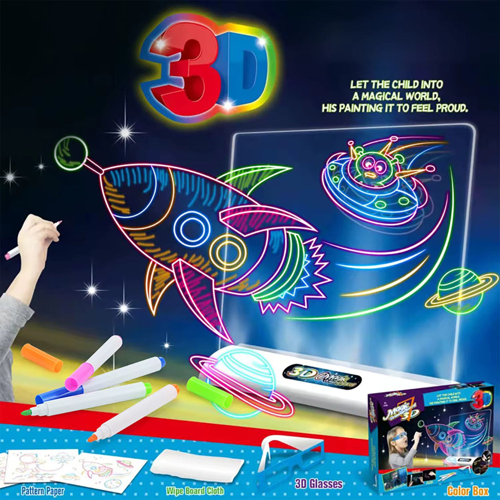 Magic 3D Flash Drawing Board