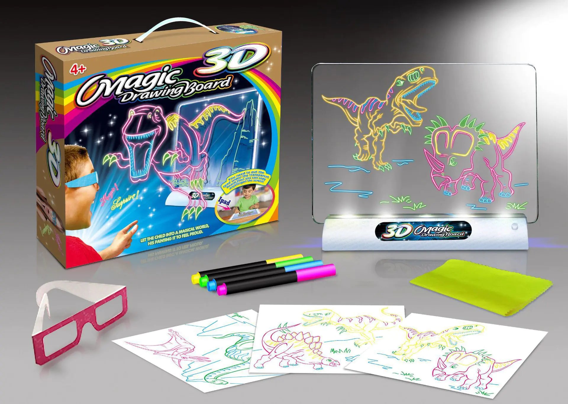Magic 3D Flash Drawing Board