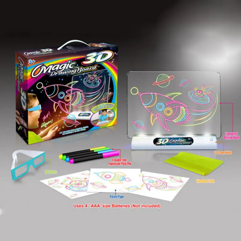 Magic 3D Flash Drawing Board