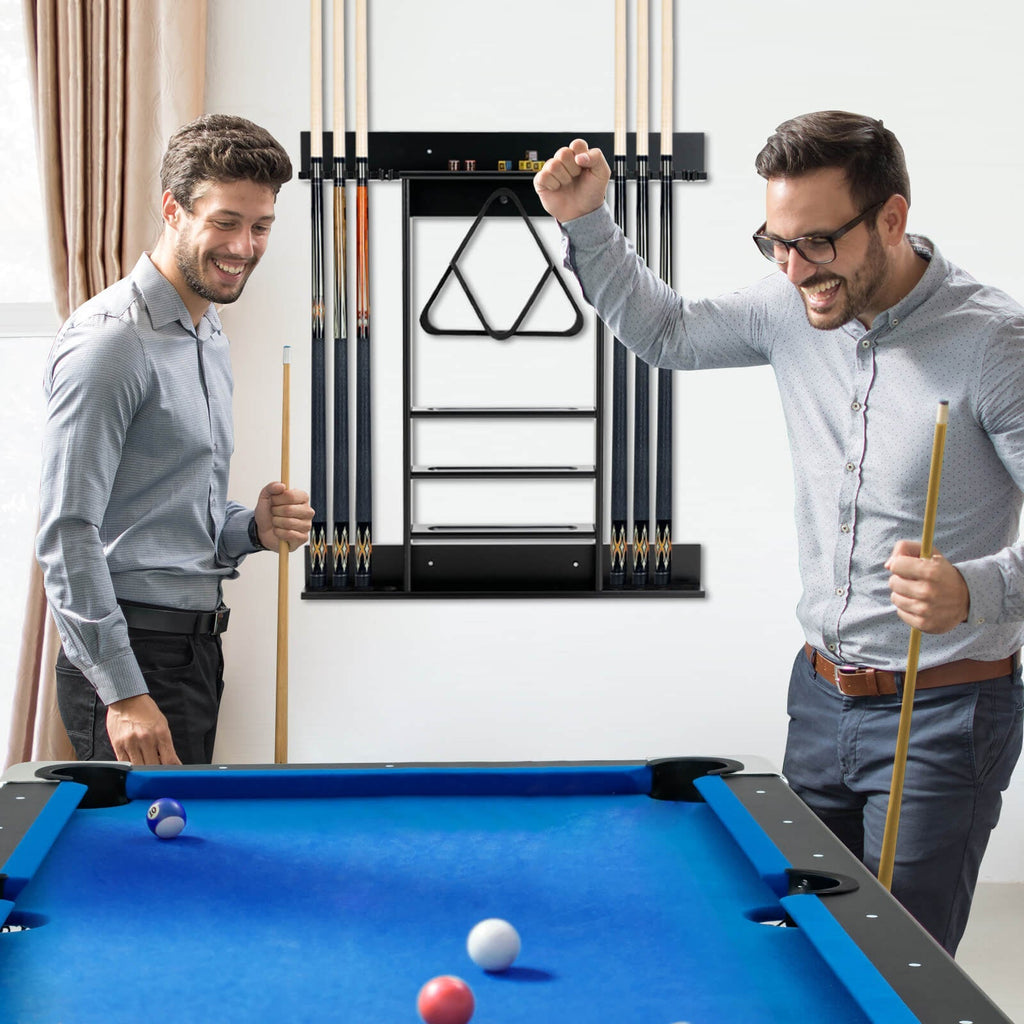 Wall-mounted Billiards Pool Cue Rack Only