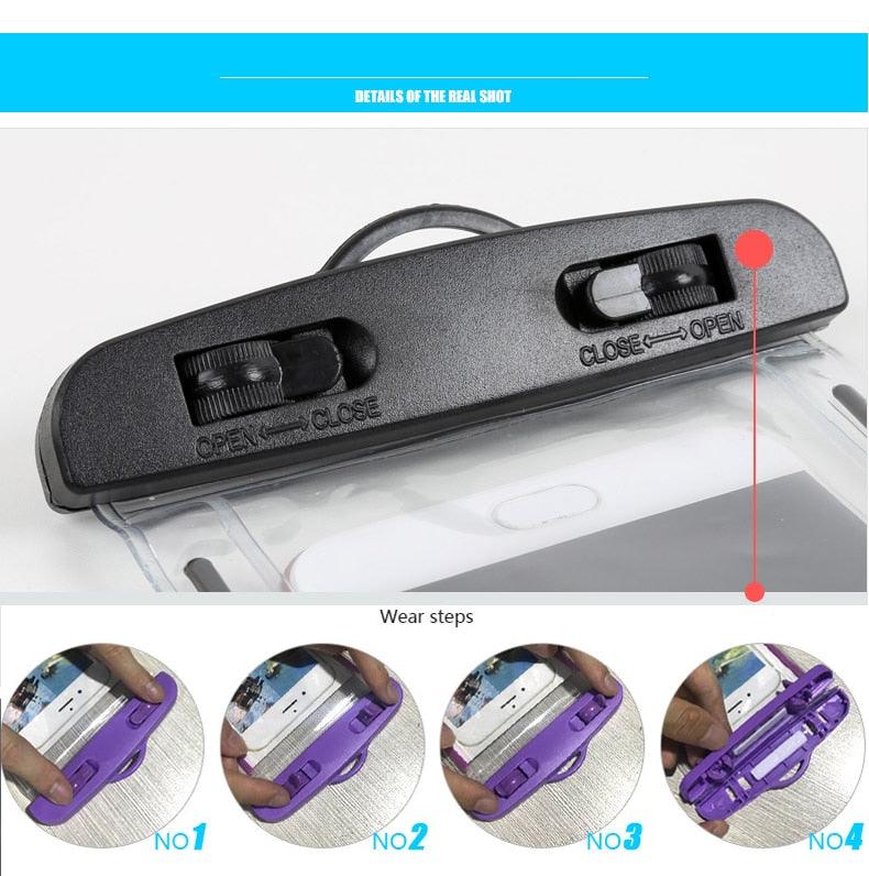 Universal Waterproof Phone Case Water Proof Swim floating Pouch