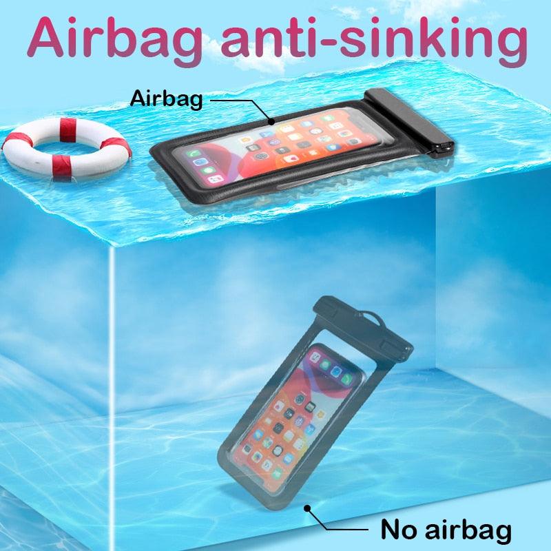 Universal Waterproof Phone Case Water Proof Swim floating Pouch