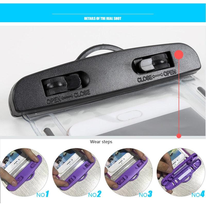 Universal Waterproof Phone Case Water Proof Swim floating Pouch
