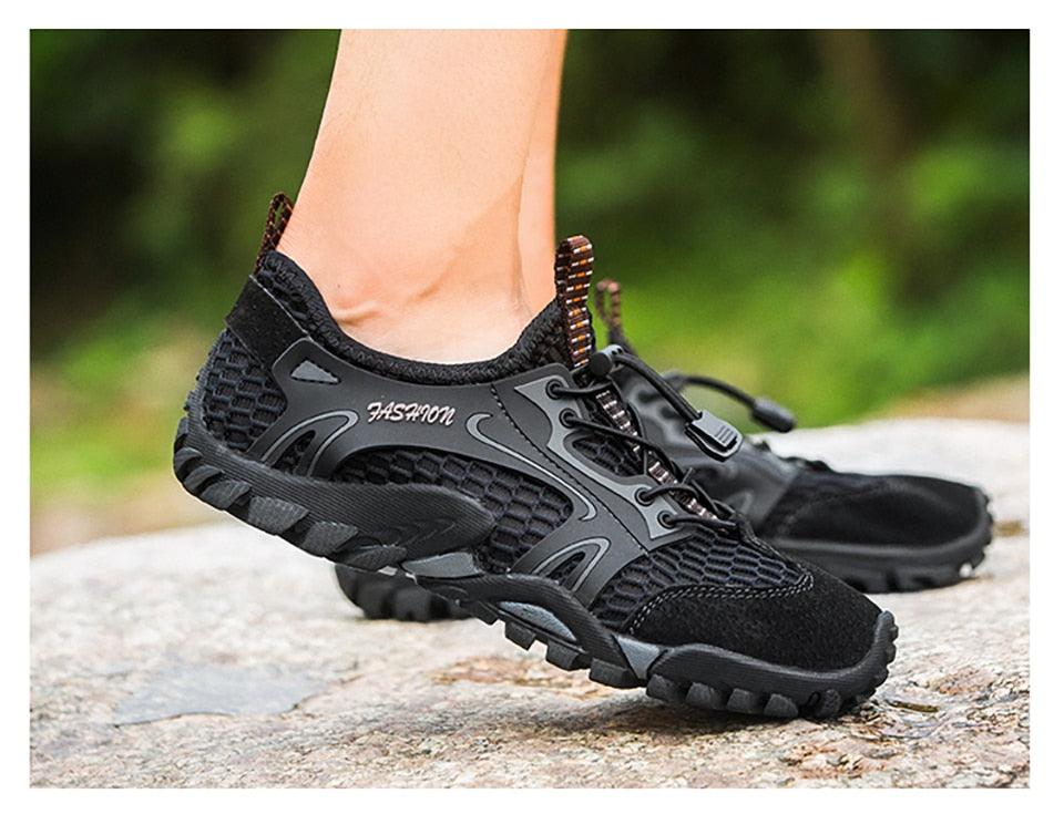 Quick Dry Men Sneakers Slip On Upstream Shoes Water Hiking Beach Surfing Shoes