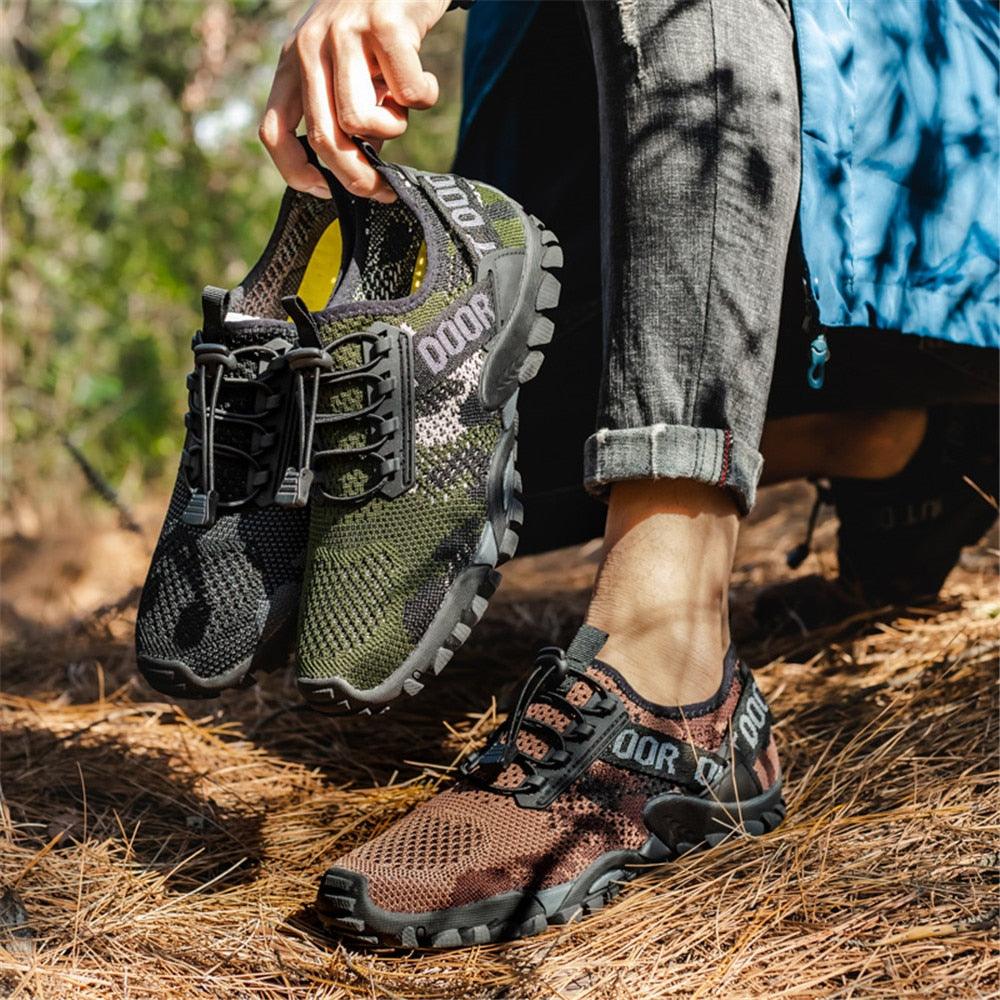 Quick Dry Men Sneakers Slip On Upstream Shoes Water Hiking Beach Surfing Shoes