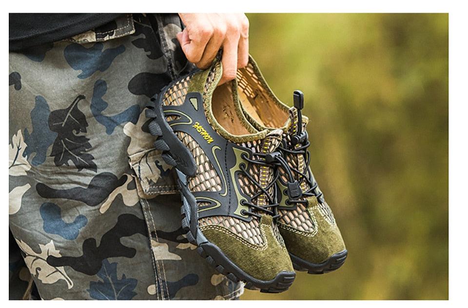 Quick Dry Men Sneakers Slip On Upstream Shoes Water Hiking Beach Surfing Shoes