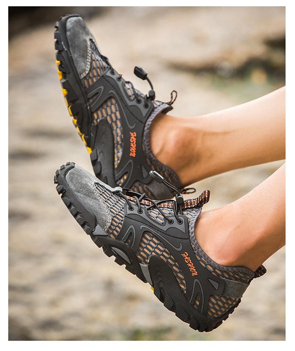 Quick Dry Men Sneakers Slip On Upstream Shoes Water Hiking Beach Surfing Shoes