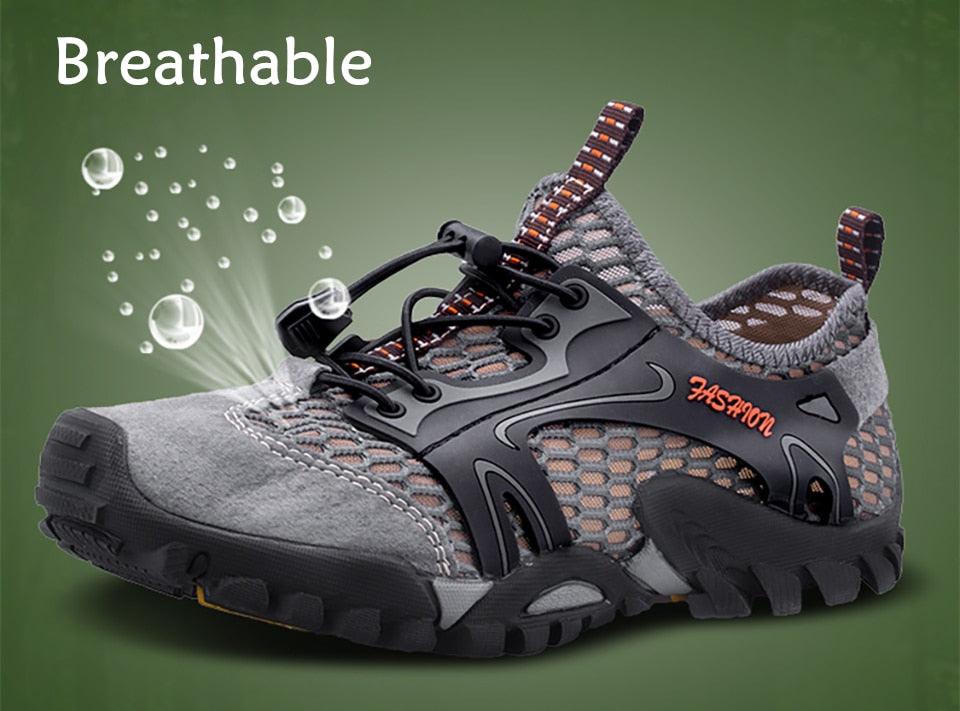 Quick Dry Men Sneakers Slip On Upstream Shoes Water Hiking Beach Surfing Shoes