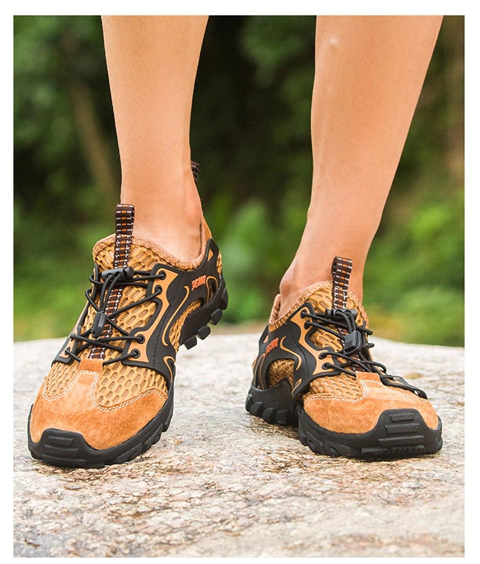 Quick Dry Men Sneakers Slip On Upstream Shoes Water Hiking Beach Surfing Shoes