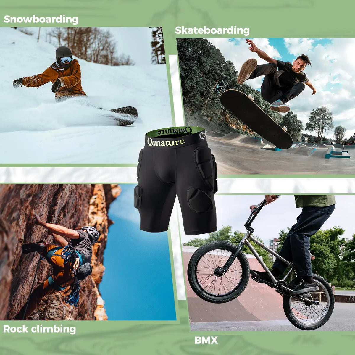 EVA Padded Ski Hip Protector with Enhanced Safety for Winter Sports