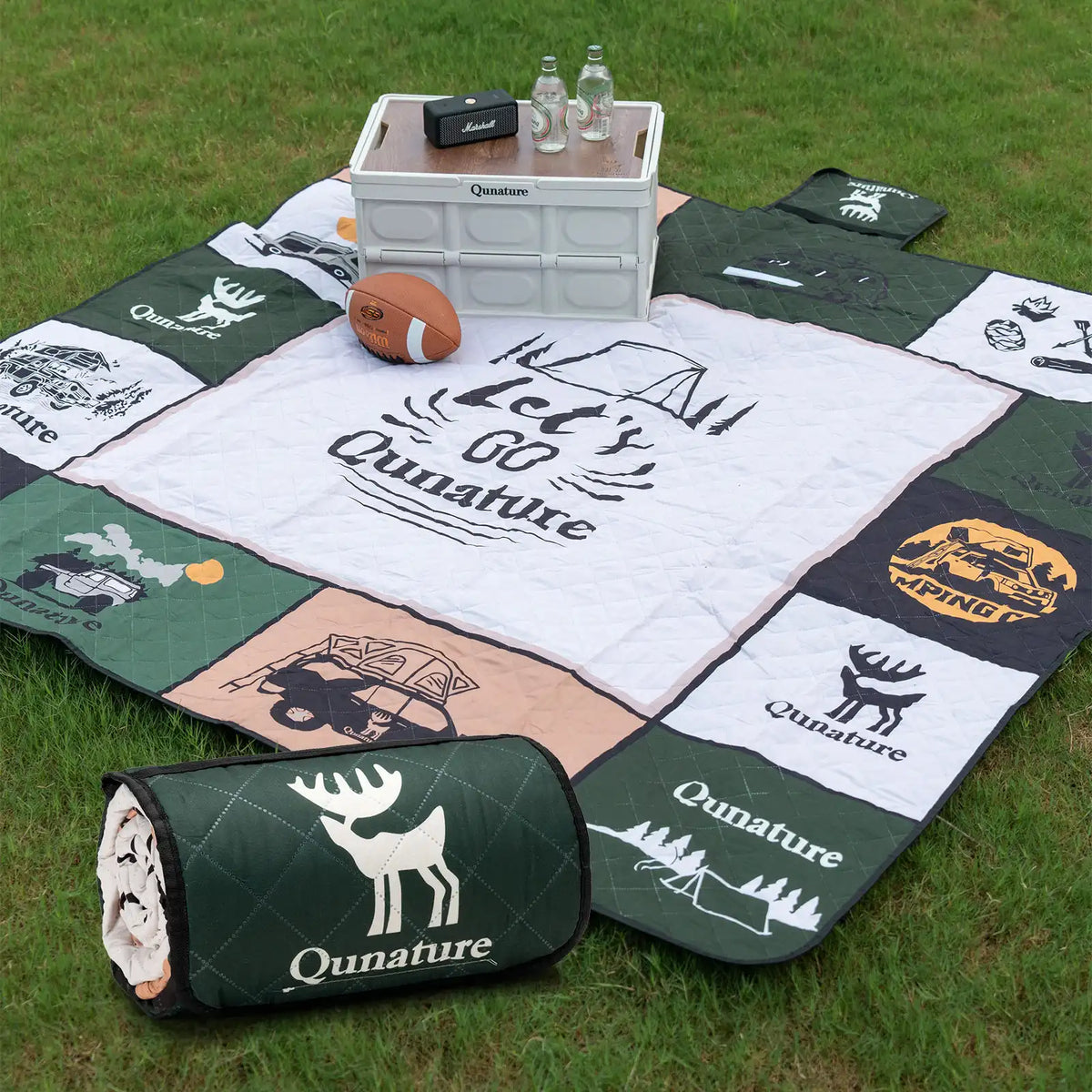 Outdoor Picnic Mat - Waterproof, Heat-Insulating, Spacious for 6-8 People