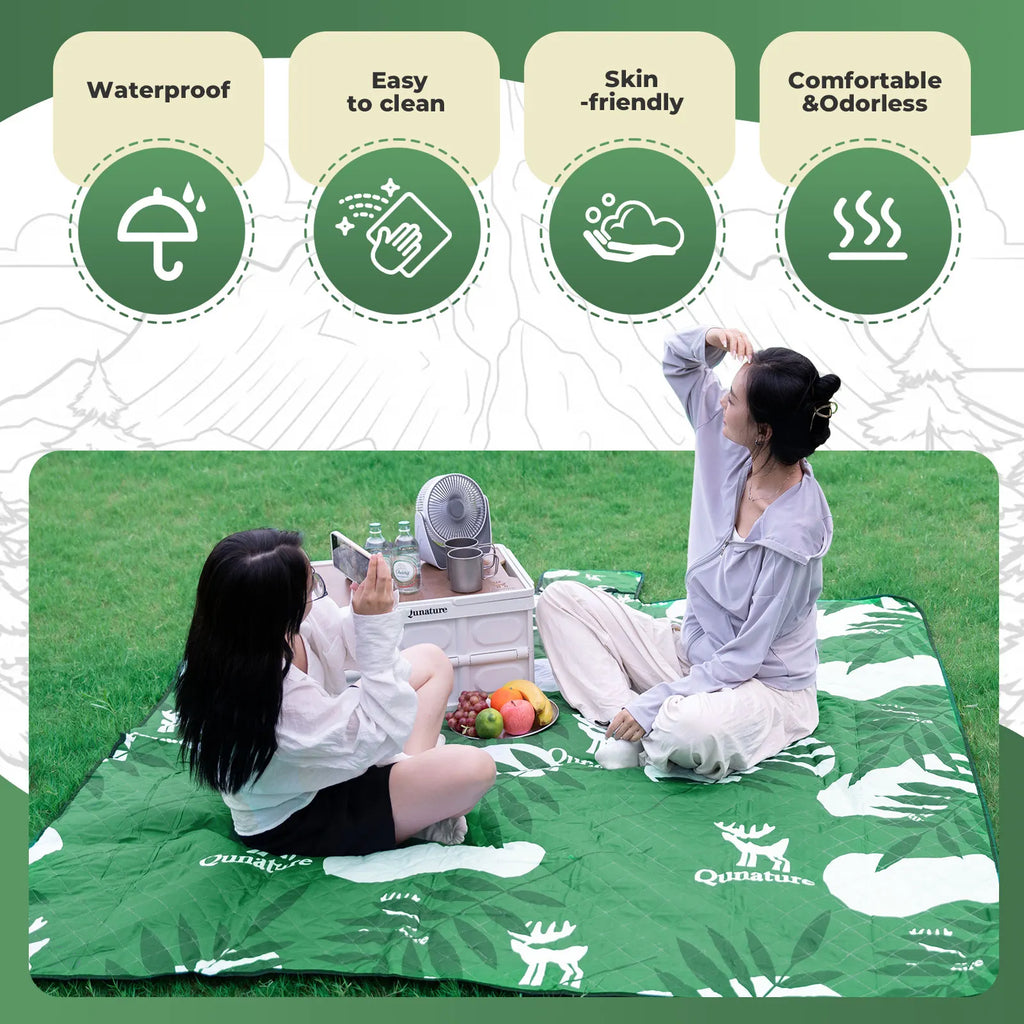 Outdoor Picnic Mat - Waterproof, Heat-Insulating, Spacious for 6-8 People