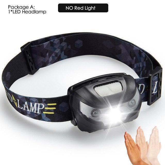 Rechargeable LED Powerfull Headlamp Flashlight USB Waterproof Headlamp