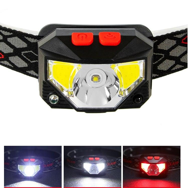 Rechargeable LED Powerfull Headlamp Flashlight USB Waterproof Headlamp