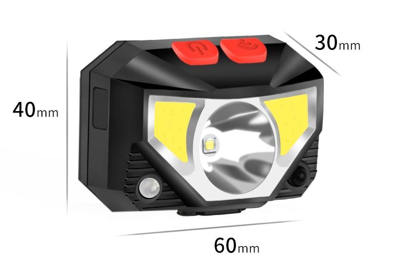 Rechargeable LED Powerfull Headlamp Flashlight USB Waterproof Headlamp