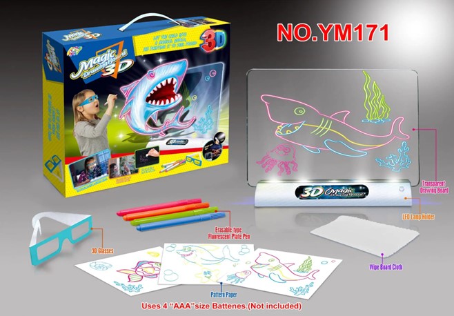 Magic 3D Flash Drawing Board