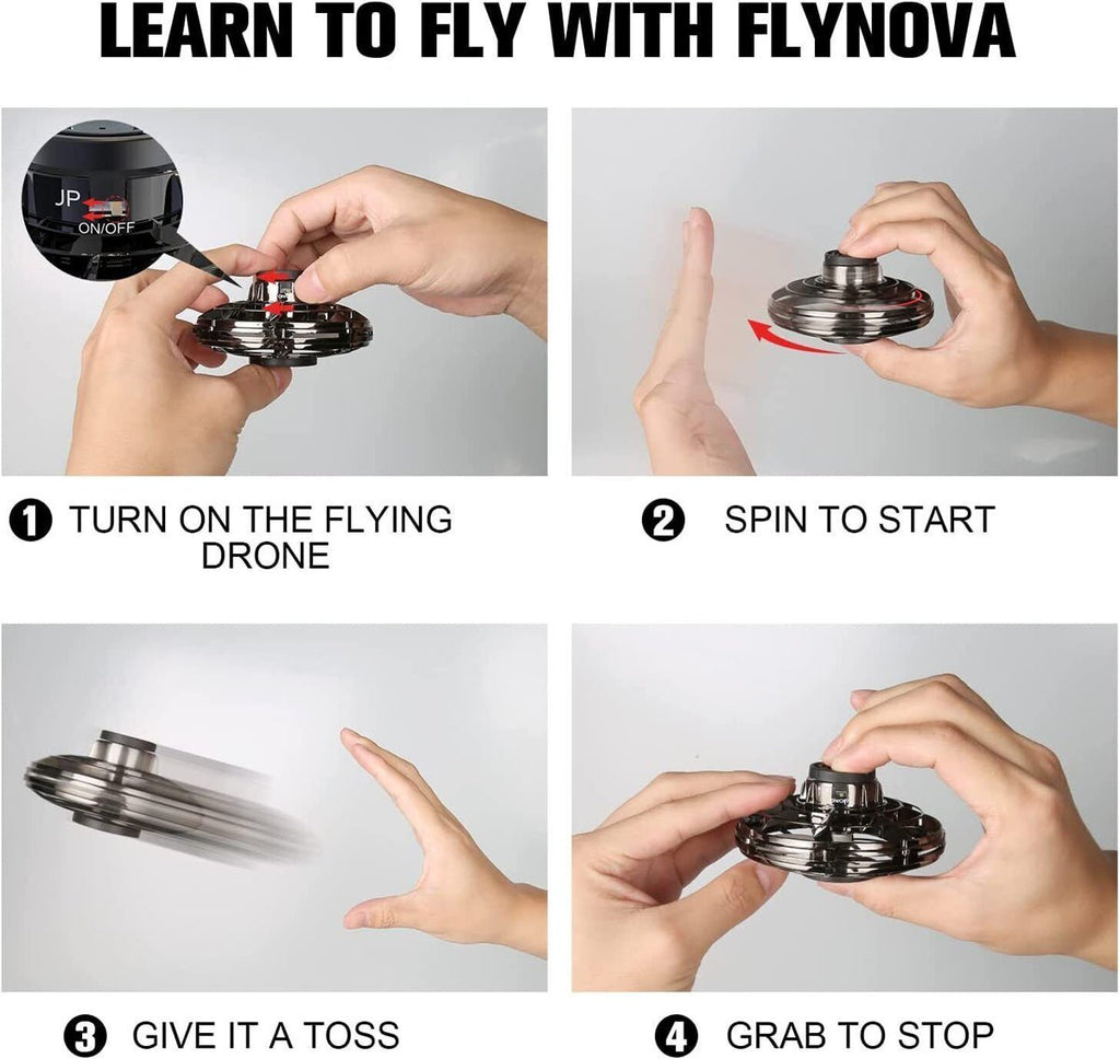 UFO Flying Spinner Mini Drone Toy For Kids and Teens Birthday Gift