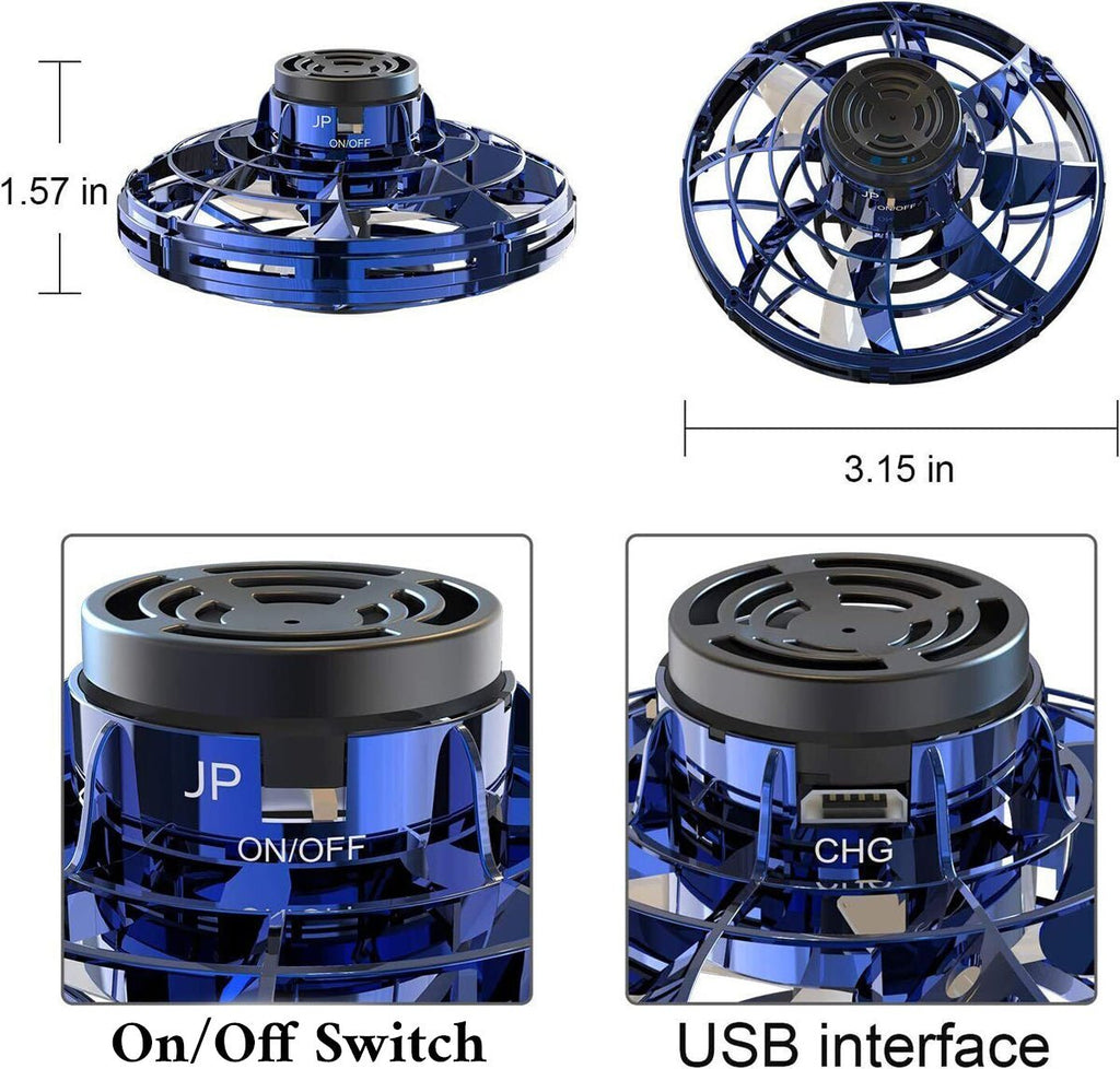 UFO Flying Spinner Mini Drone Toy For Kids and Teens Birthday Gift